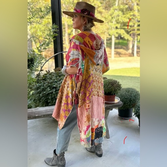 Jaded Gypsy Sweaters - Jaded Gypsy Kantha Sunrise Collection, One Size